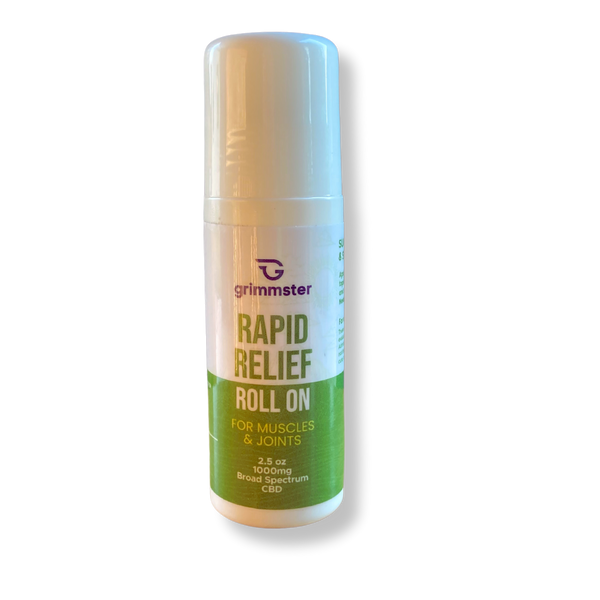 Grimmster Rapid Relief Roll On – Broad Spectrum CBD