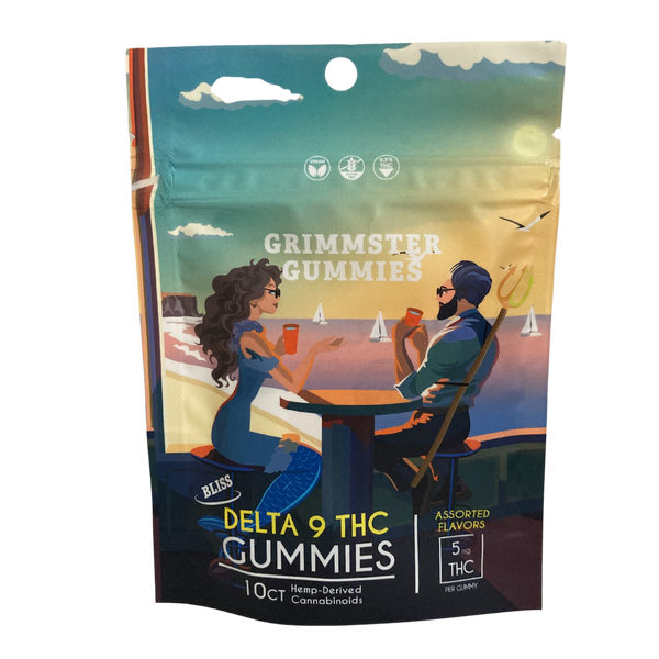 Grimmster Gummies – Delta 9 THC 5mg – 10ct Assorted