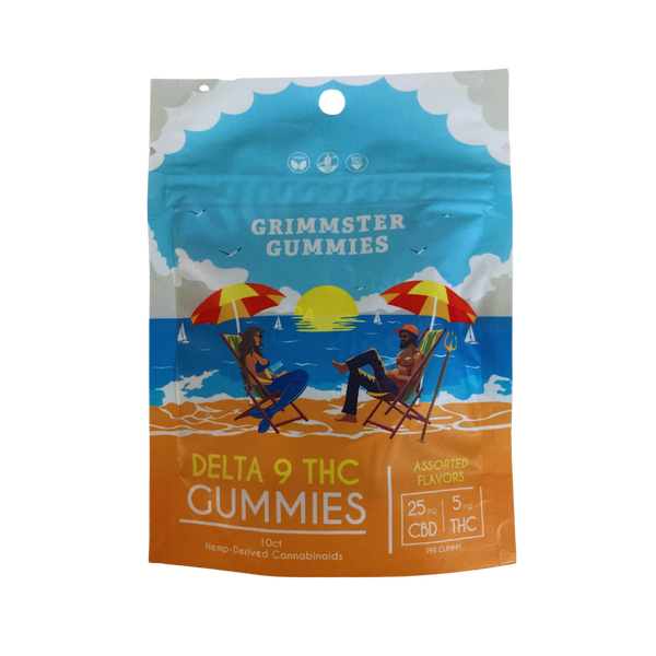 Grimmster CBD/THC Gummies – 5 pack – 50 Gummies